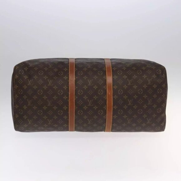 LOUIS VUITTON Monogram Keepall 60 Boston Bag M41422 LV Auth - Picture 12 of 16